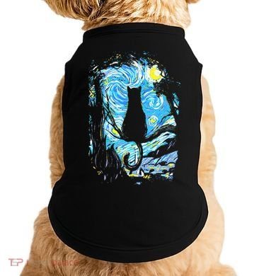Starry Night Cat Van Gogh Cat Doggie Tank