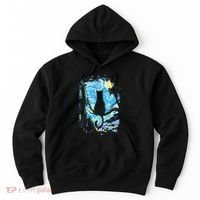 Starry Night Cat Van Gogh Cat Hoodie thumb 0