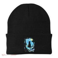 Starry Night Cat Van Gogh Cat Beanie thumb 0