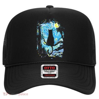 Starry Night Cat Van Gogh Cat Hat