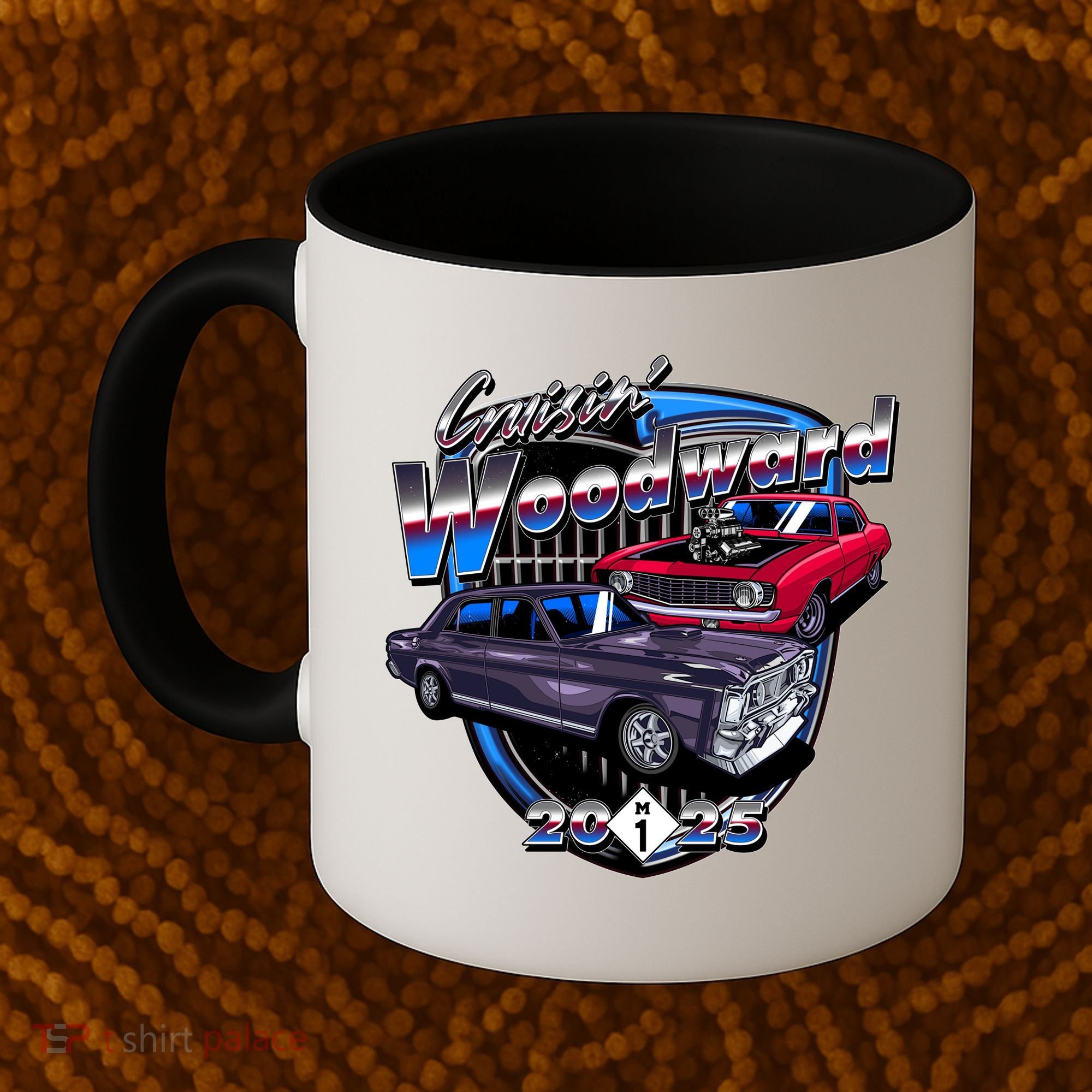 Summer Nights Cruising Woodward 2025 Coffee Mug