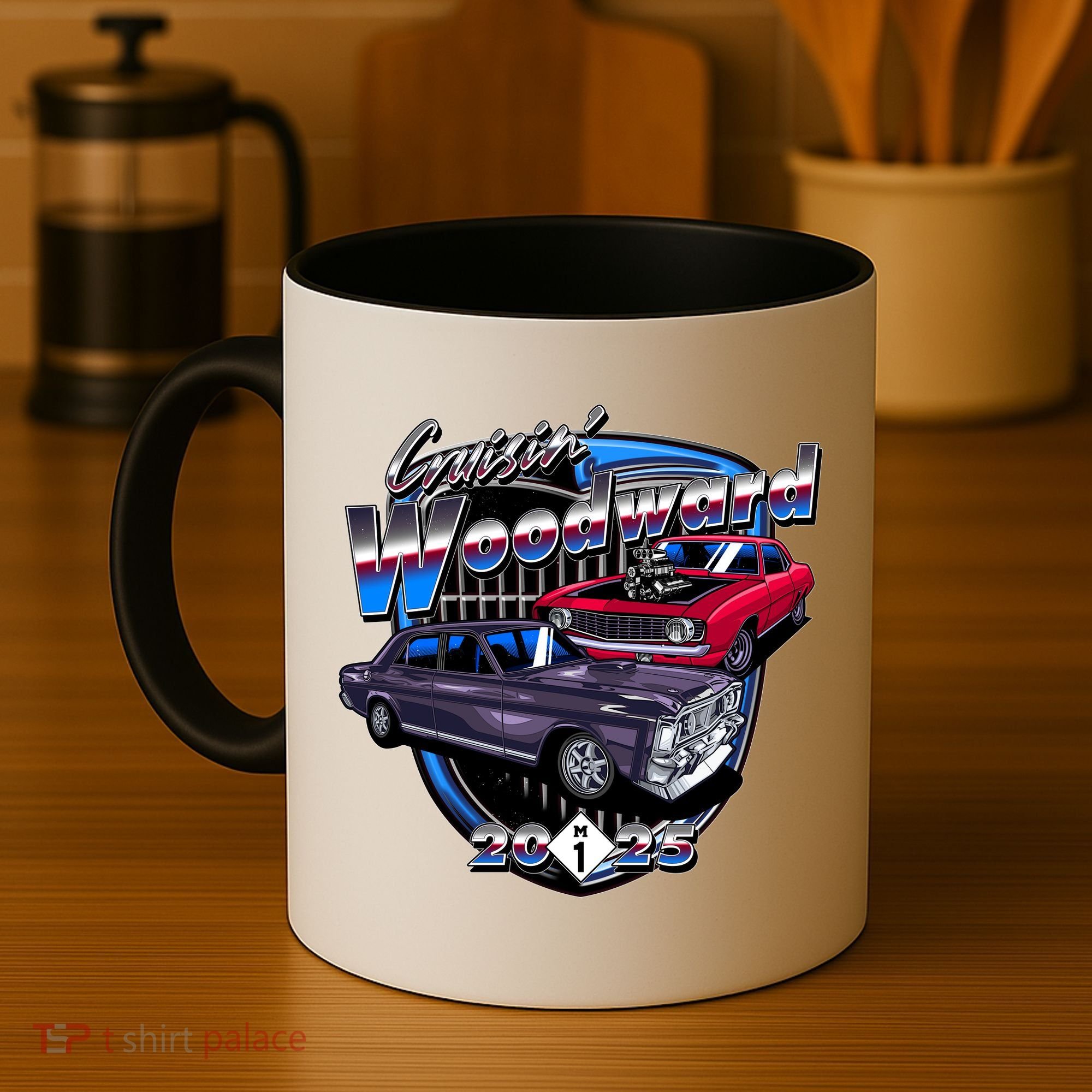 Summer Nights Cruising Woodward 2025 Coffee Mug