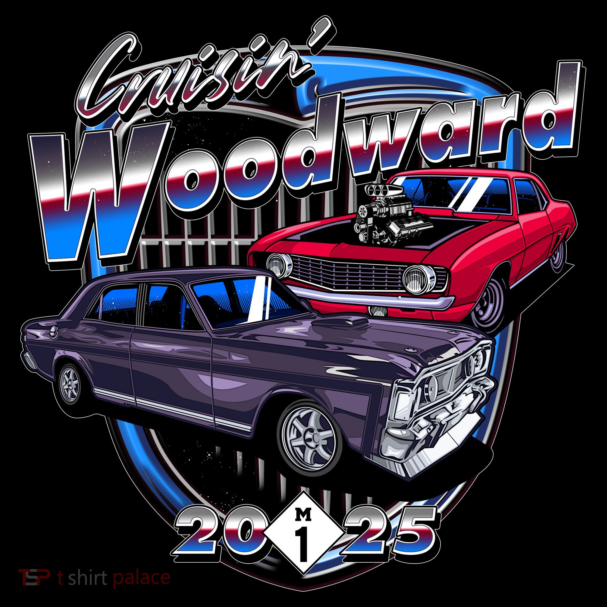 Summer Nights Cruising Woodward 2025 Coffee Mug