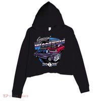 Summer Nights Cruising Woodward 2025 Crop Fleece Hoodie thumb 0