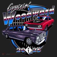 Summer Nights Cruising Woodward 2025 Crop Fleece Hoodie thumb 2