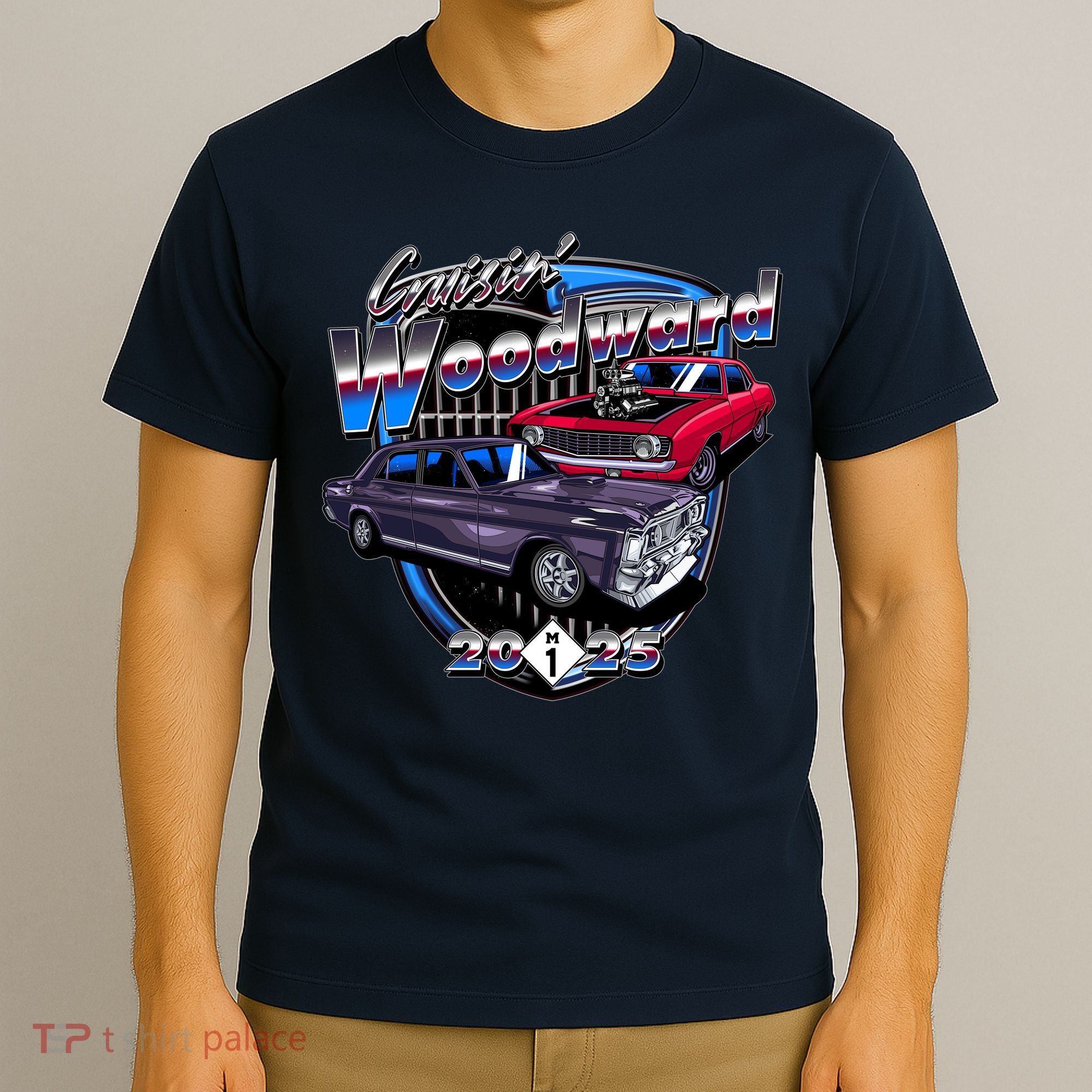 Summer Nights Cruising Woodward 2025 T-Shirt