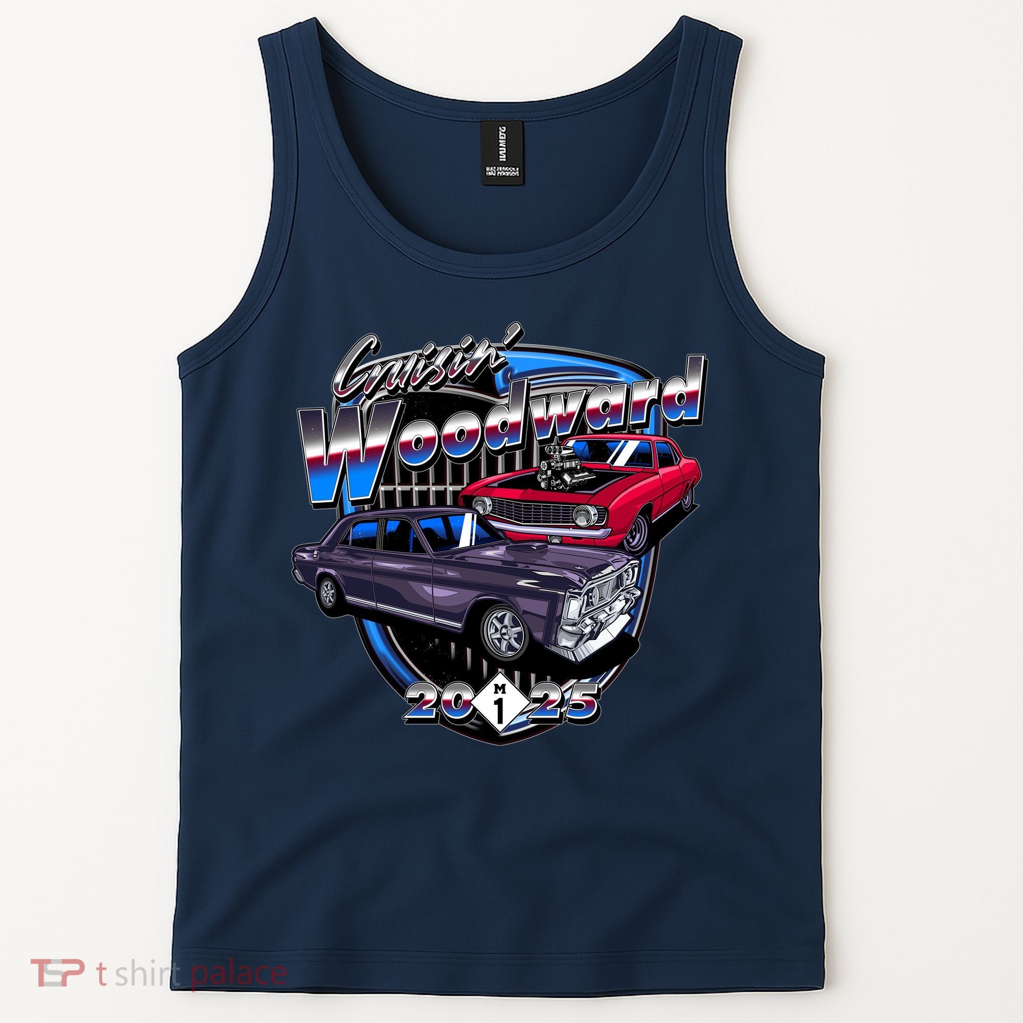 Summer Nights Cruising Woodward 2025 Tank Top