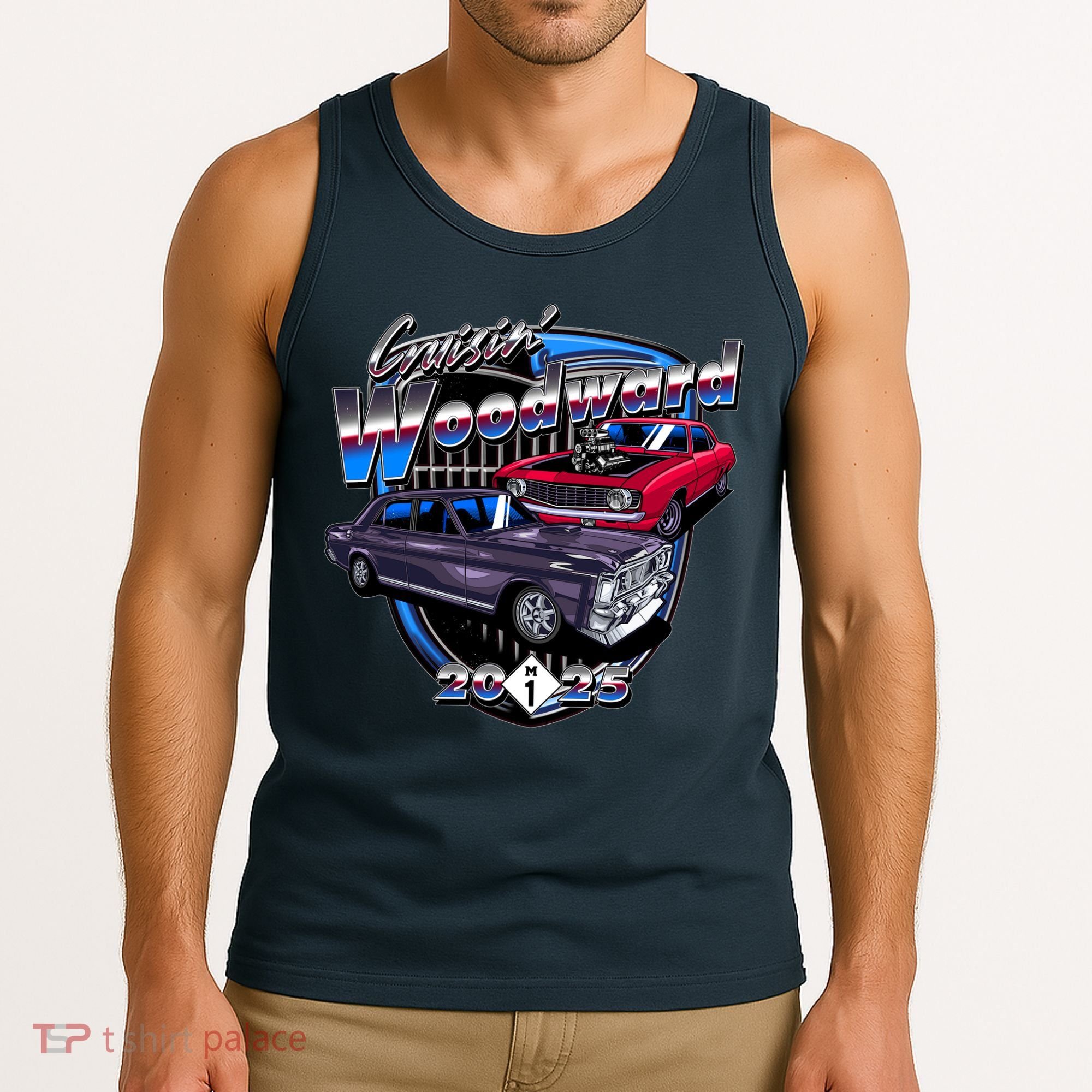 Summer Nights Cruising Woodward 2025 Tank Top