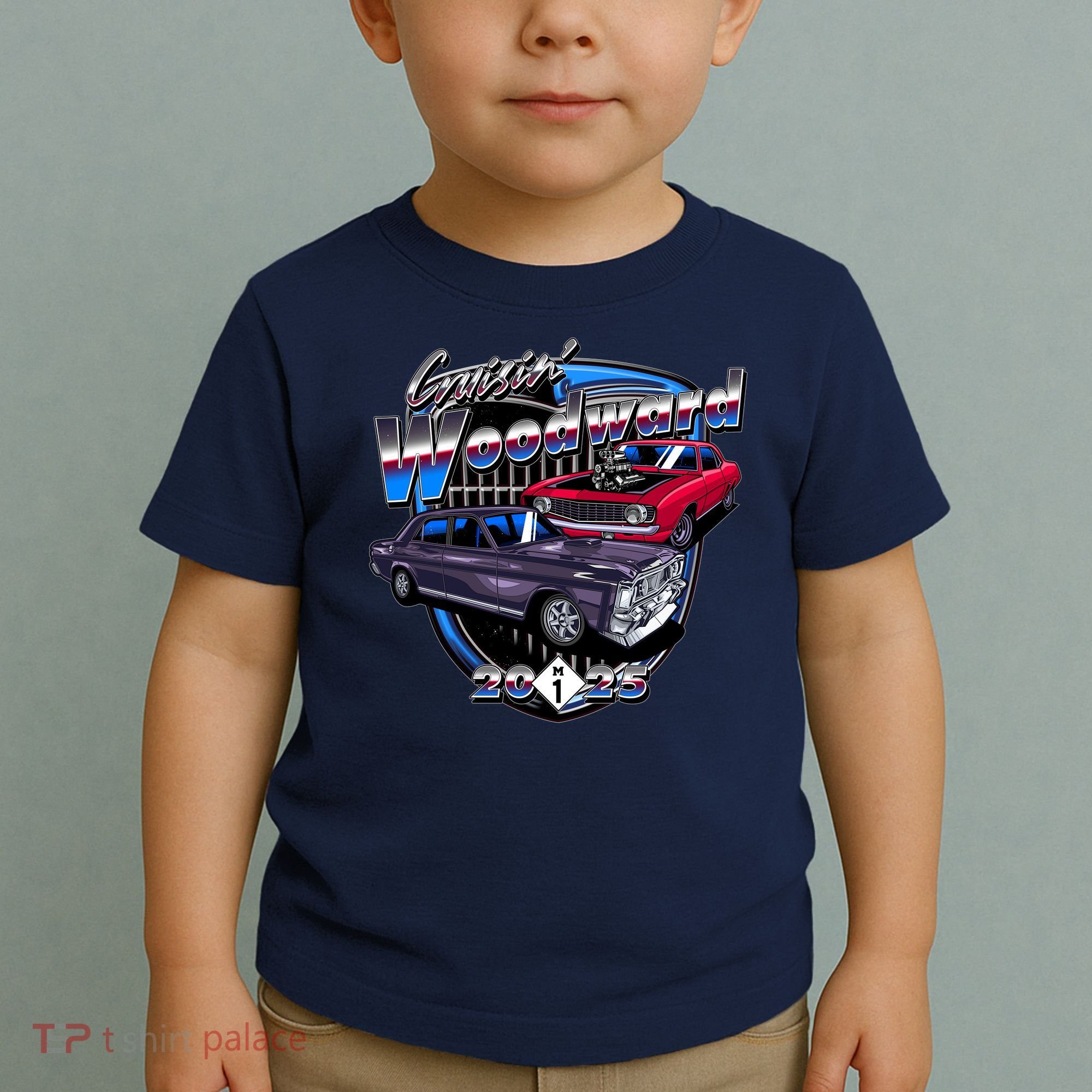 Summer Nights Cruising Woodward 2025 Toddler T-Shirt