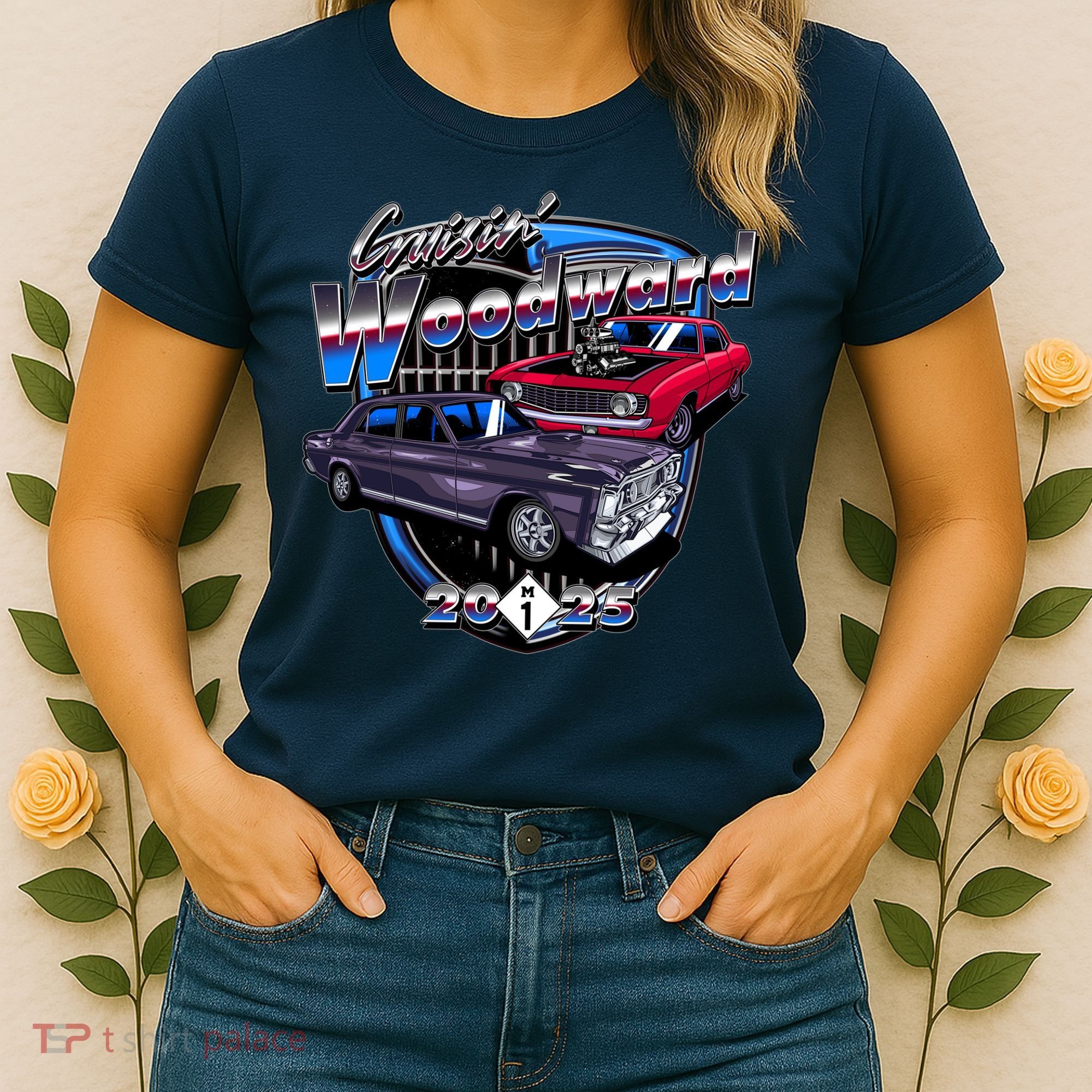Summer Nights Cruising Woodward 2025 Women's T-Shirt