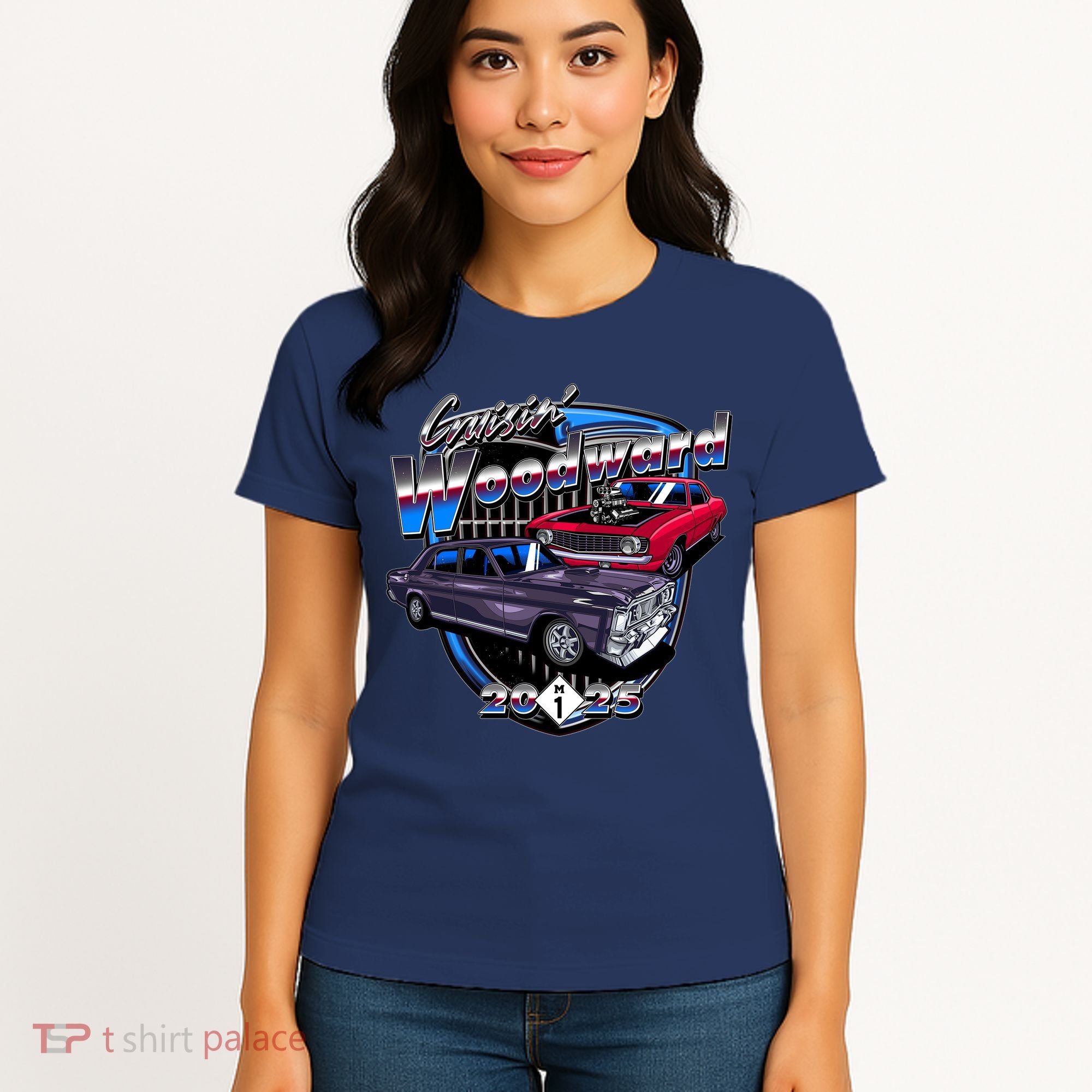 Summer Nights Cruising Woodward 2025 Women's T-Shirt