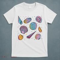 Seashells Nature Colorful T-Shirt thumb 5