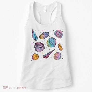 Seashells Nature Colorful Women's Tank Top