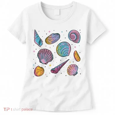 Seashells Nature Colorful Women's T-Shirt