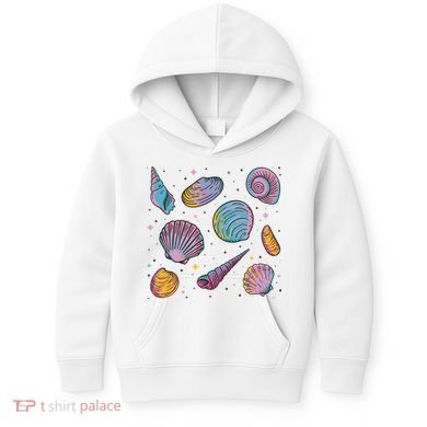 Seashells Nature Colorful Kids Hoodie