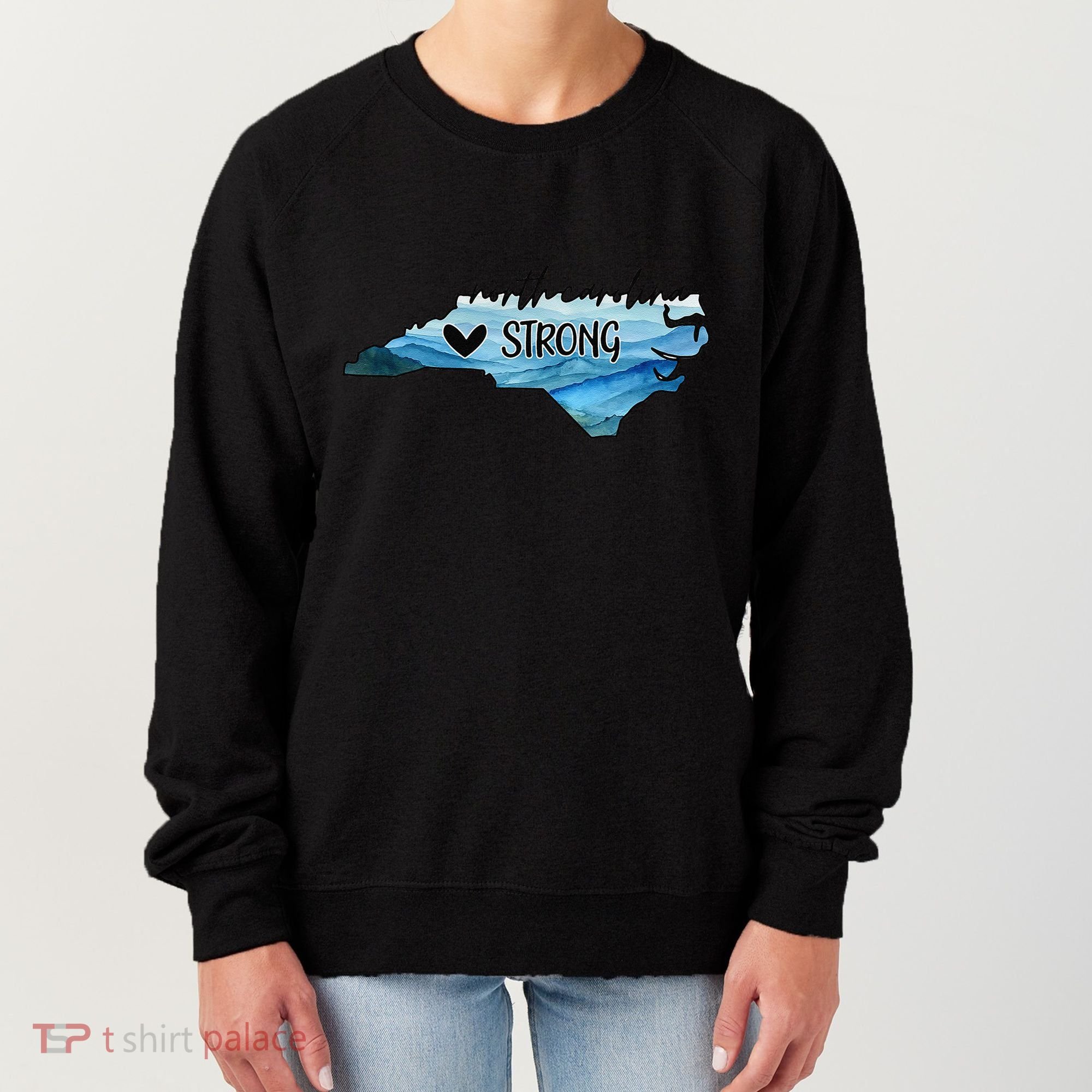 Support North Carolina Stay Western Strong Nc State Gift Women's Sweatshirt