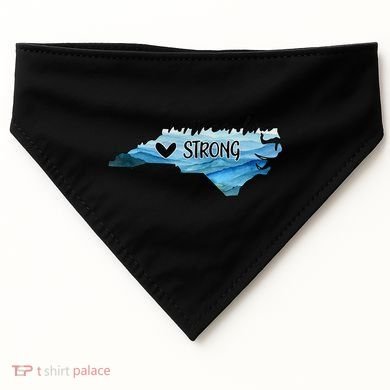 Support North Carolina Stay Western Strong Nc State Gift USA-Made Doggie Bandana