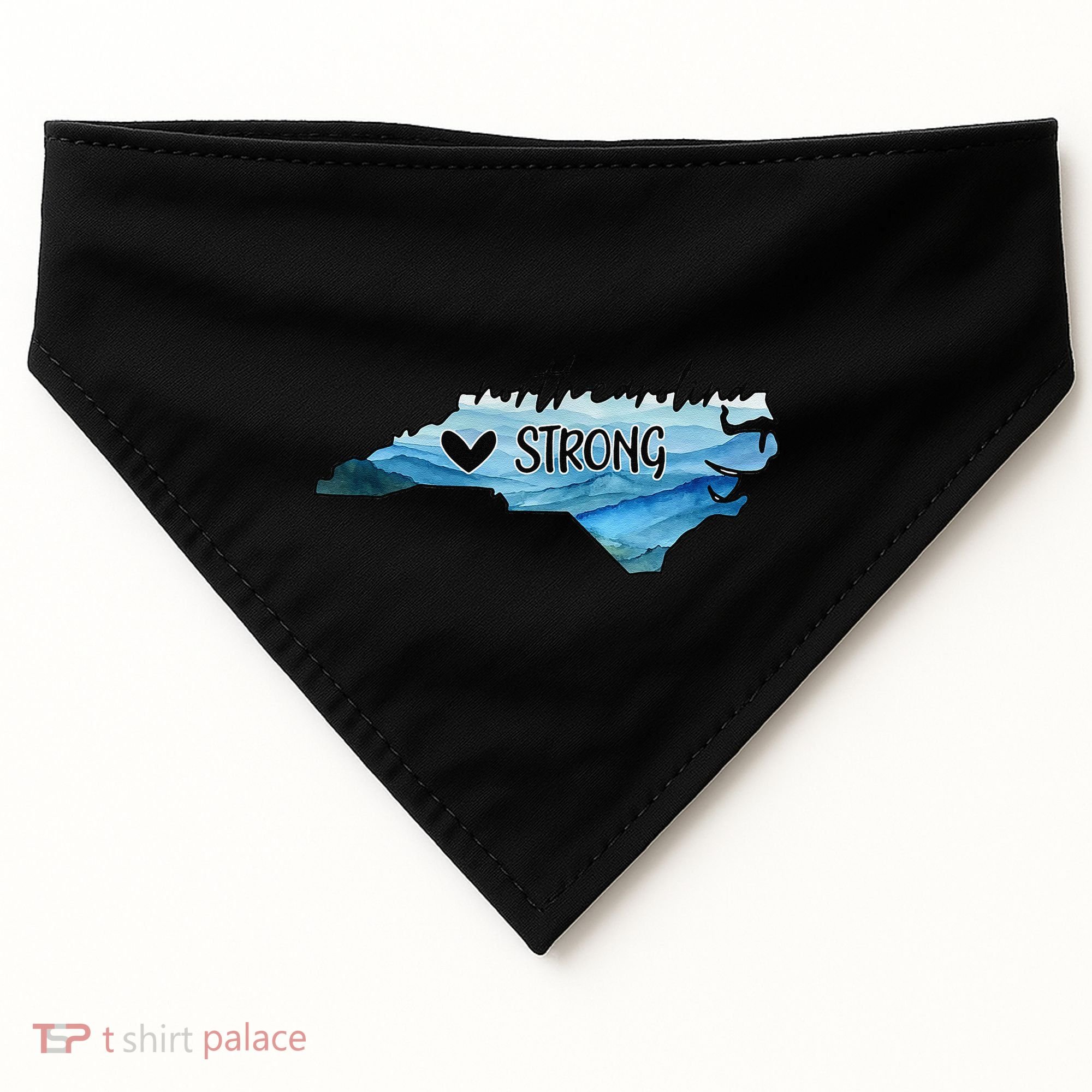Support North Carolina Stay Western Strong Nc State Gift USA-Made Doggie Bandana
