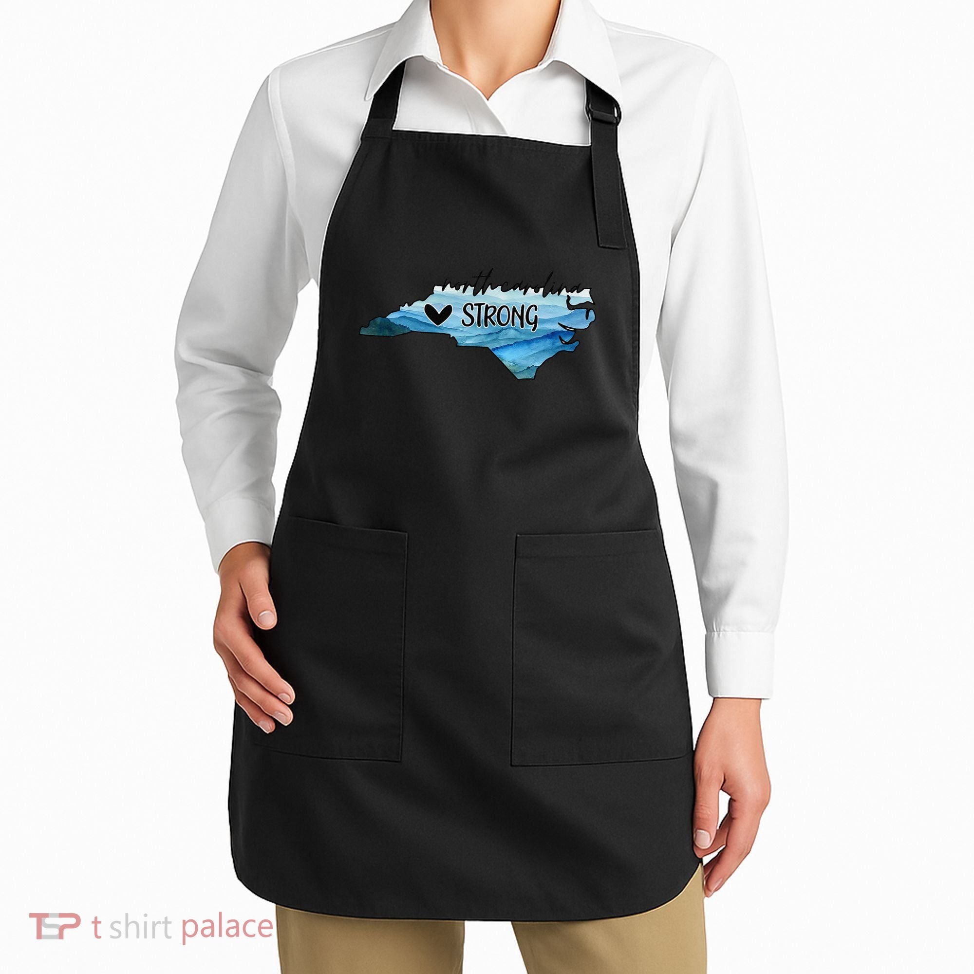 Support North Carolina Stay Western Strong Nc State Gift Apron