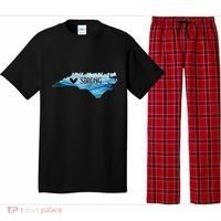 Support North Carolina Stay Western Strong Nc State Gift Pajama Set thumb 0