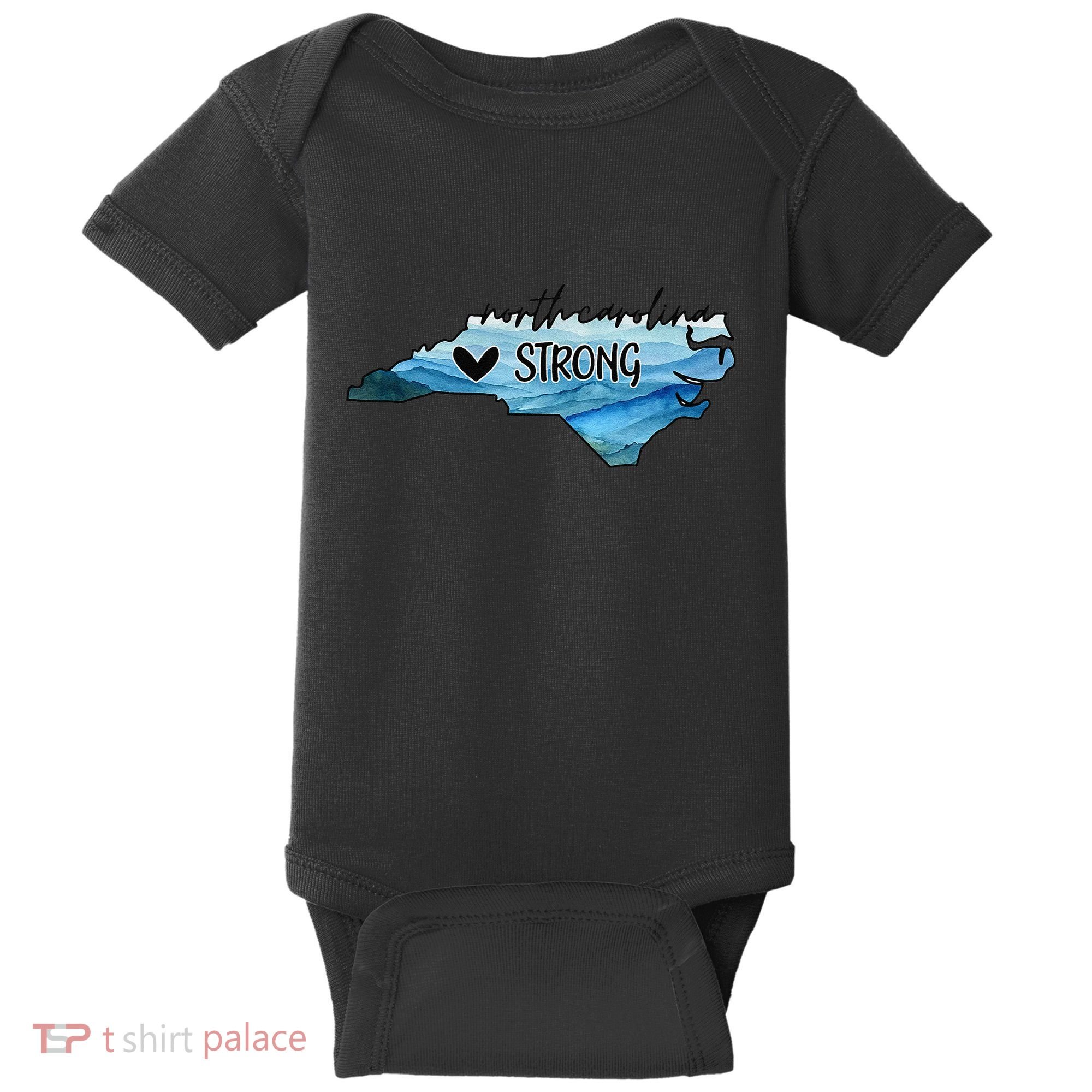 Support North Carolina Stay Western Strong Nc State Gift Baby Bodysuit