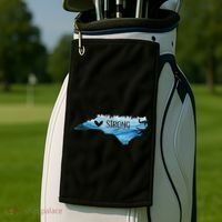 Support North Carolina Stay Western Strong Nc State Gift Golf Towel thumb 2