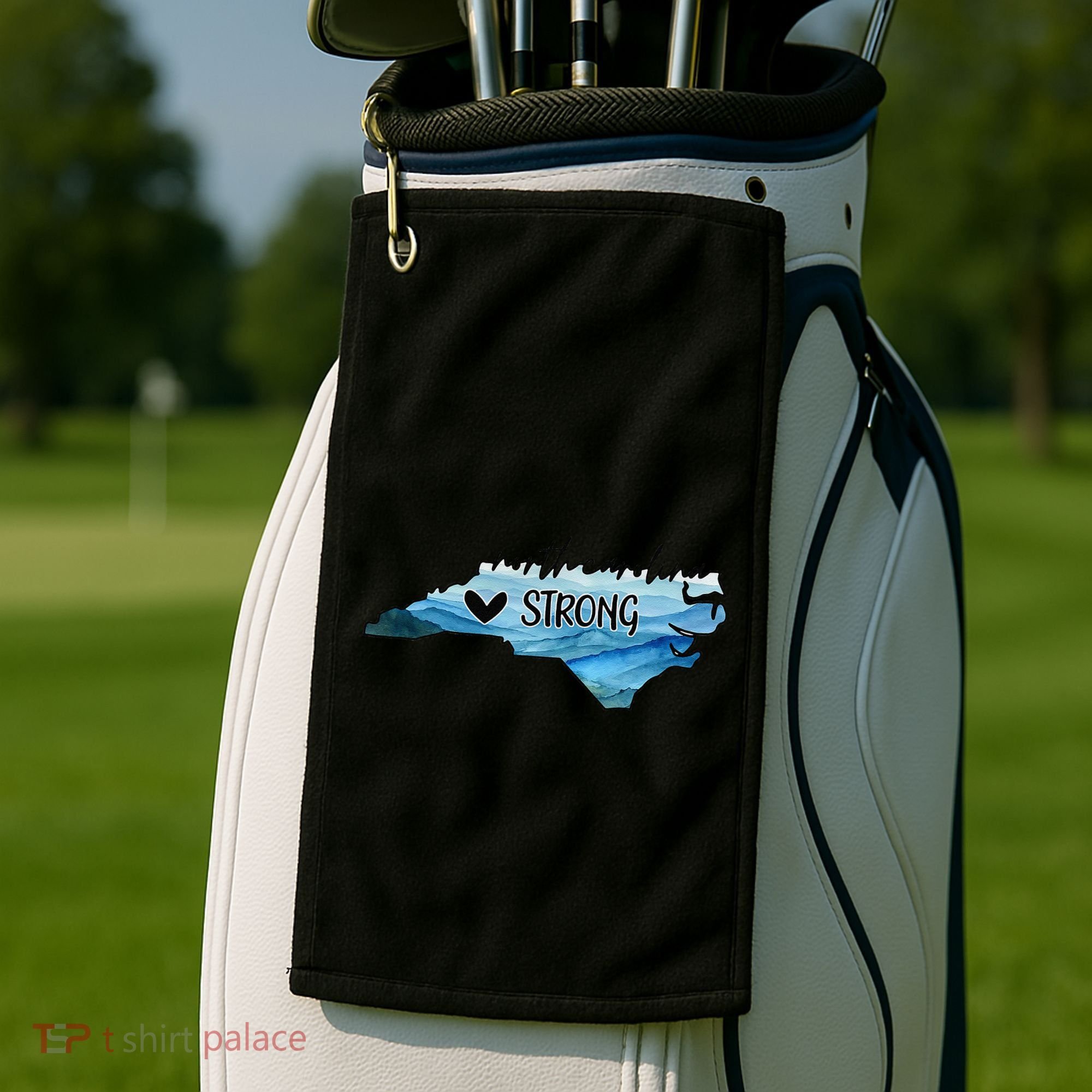Support North Carolina Stay Western Strong Nc State Gift Golf Towel