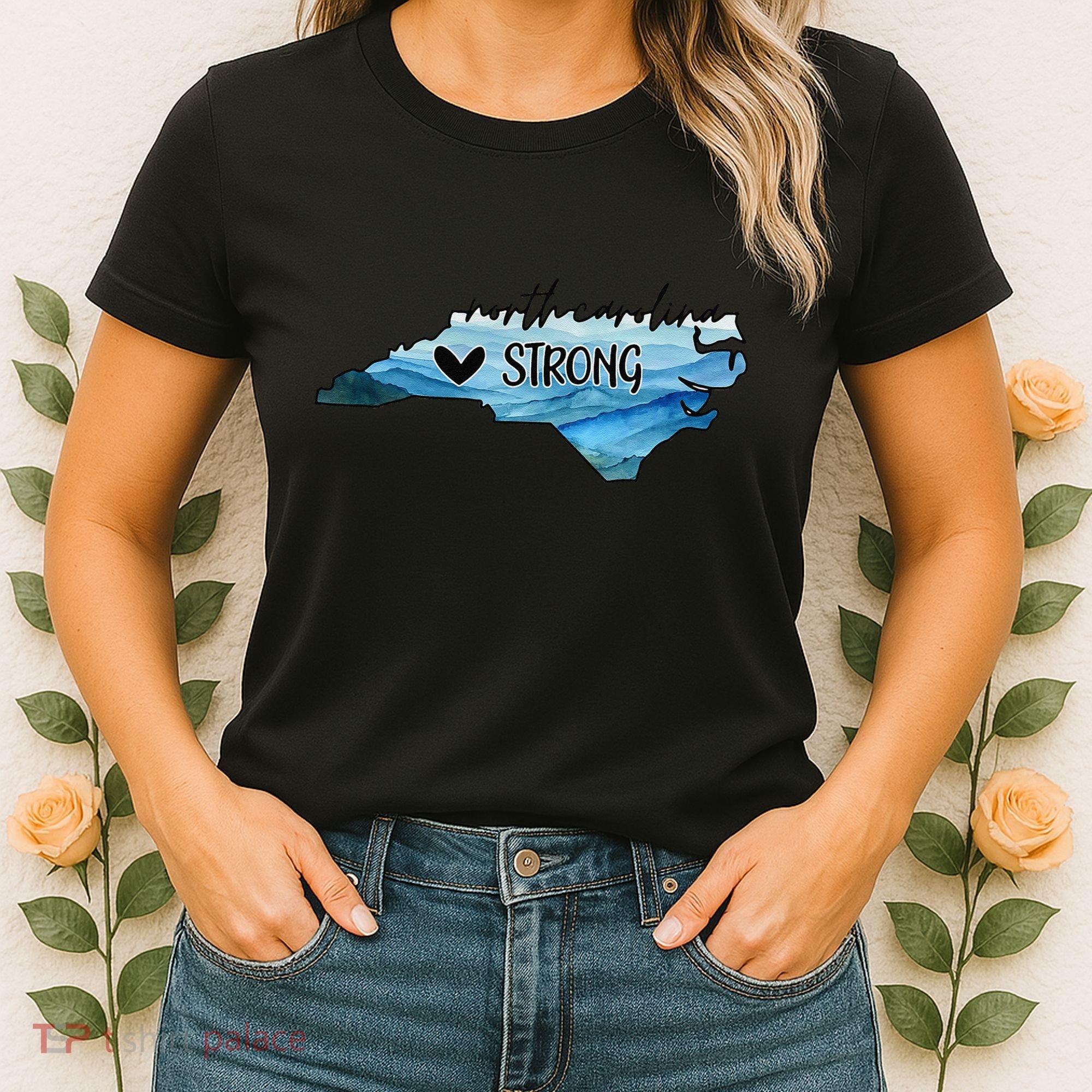 Support North Carolina Stay Western Strong Nc State Gift Women's T-Shirt