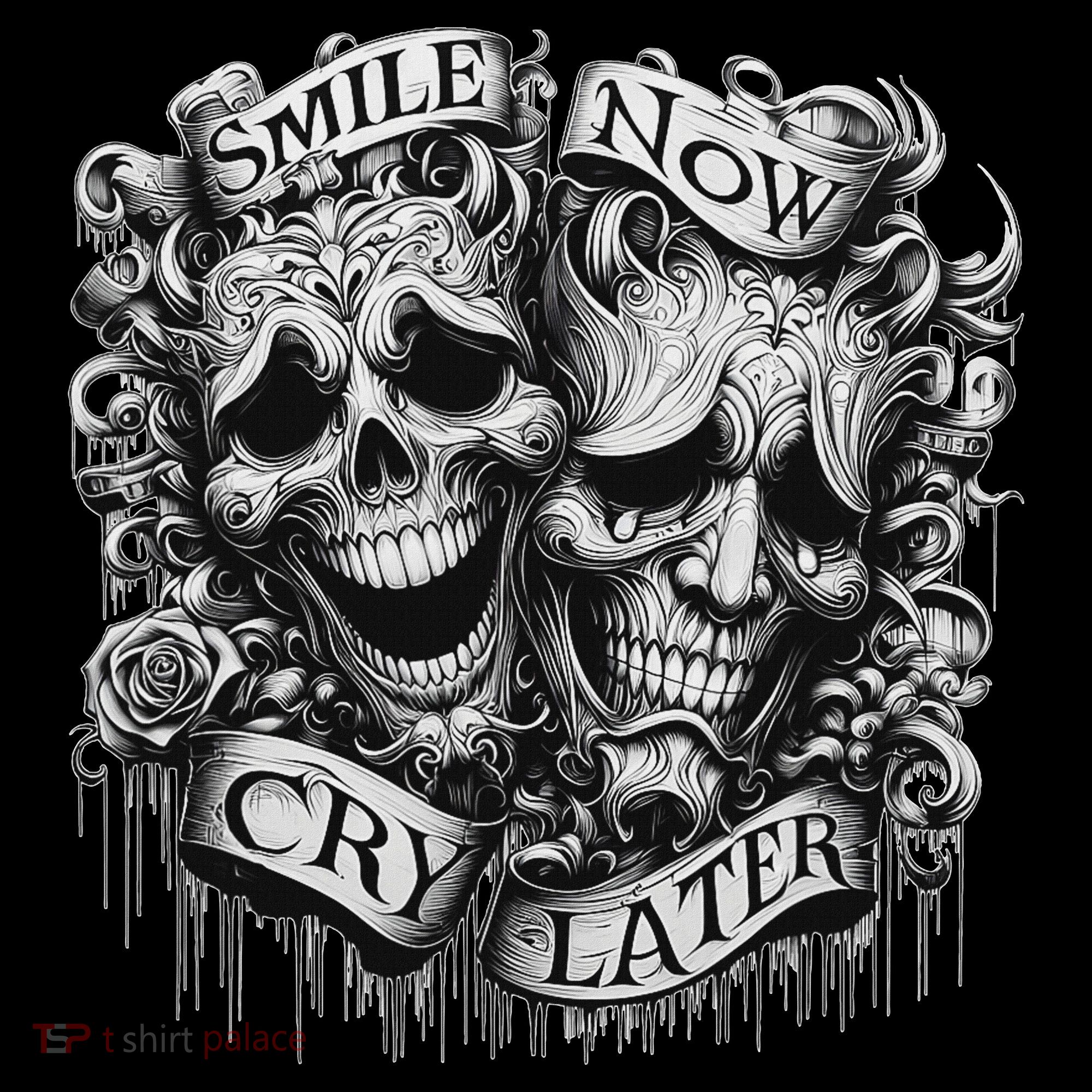 Smile Now Cry Later Clown Chicano Ar Gothic Cholo Women's Hoodie