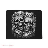 Smile Now Cry Later Clown Chicano Ar Gothic Cholo Mousepad thumb 0