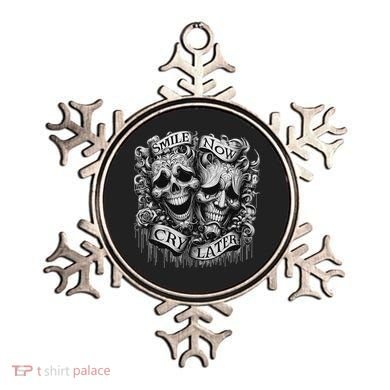 Smile Now Cry Later Clown Chicano Ar Gothic Cholo Ornament