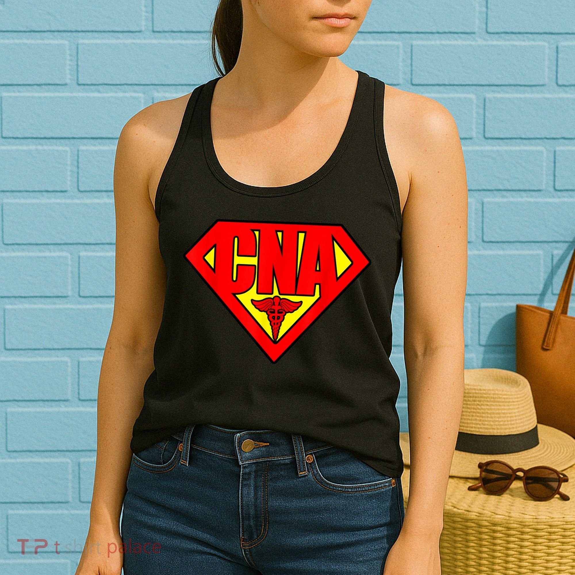 Super Nurse CNA National Nursing Assistants Nurse Hero Women's Tank Top