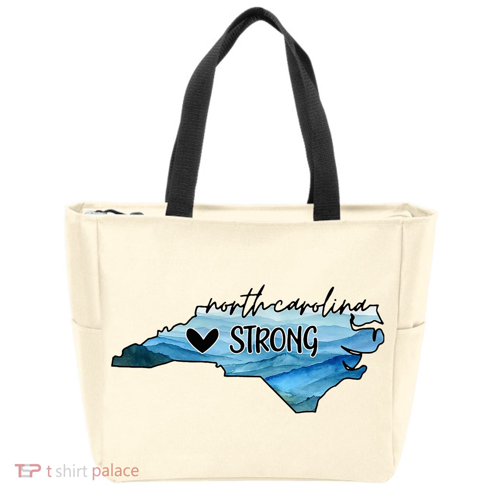 Support North Carolina Stay Western Strong Nc State Tote Bag