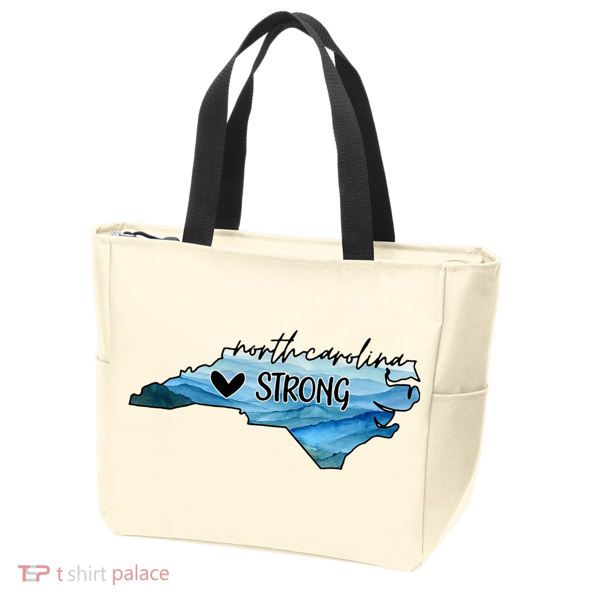 Support North Carolina Stay Western Strong Nc State Tote Bag