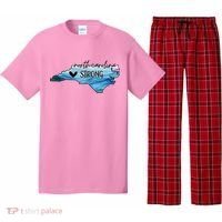 Support North Carolina Stay Western Strong Nc State Pajama Set thumb 0