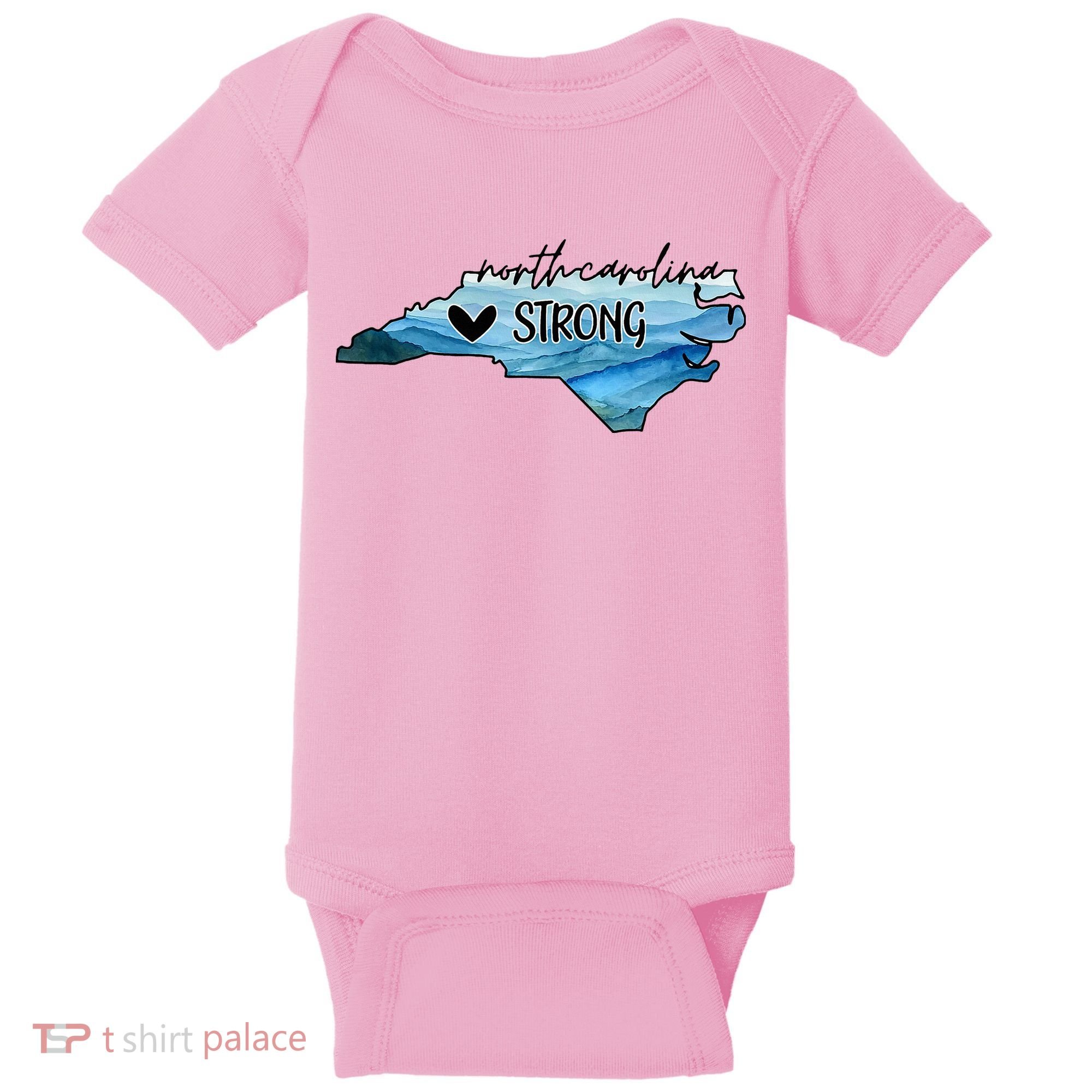 Support North Carolina Stay Western Strong Nc State Baby Bodysuit