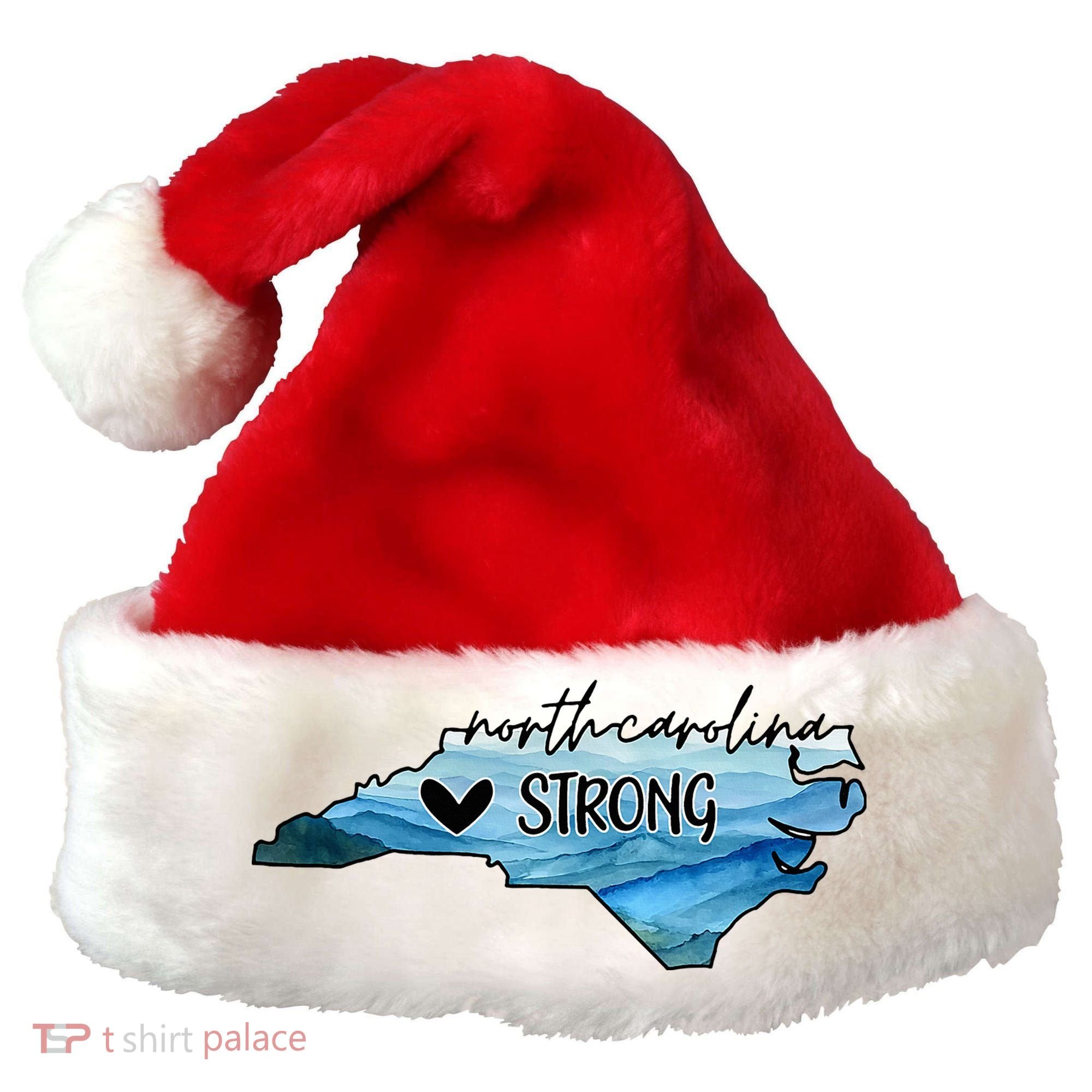 Support North Carolina Stay Western Strong Nc State Santa Hat