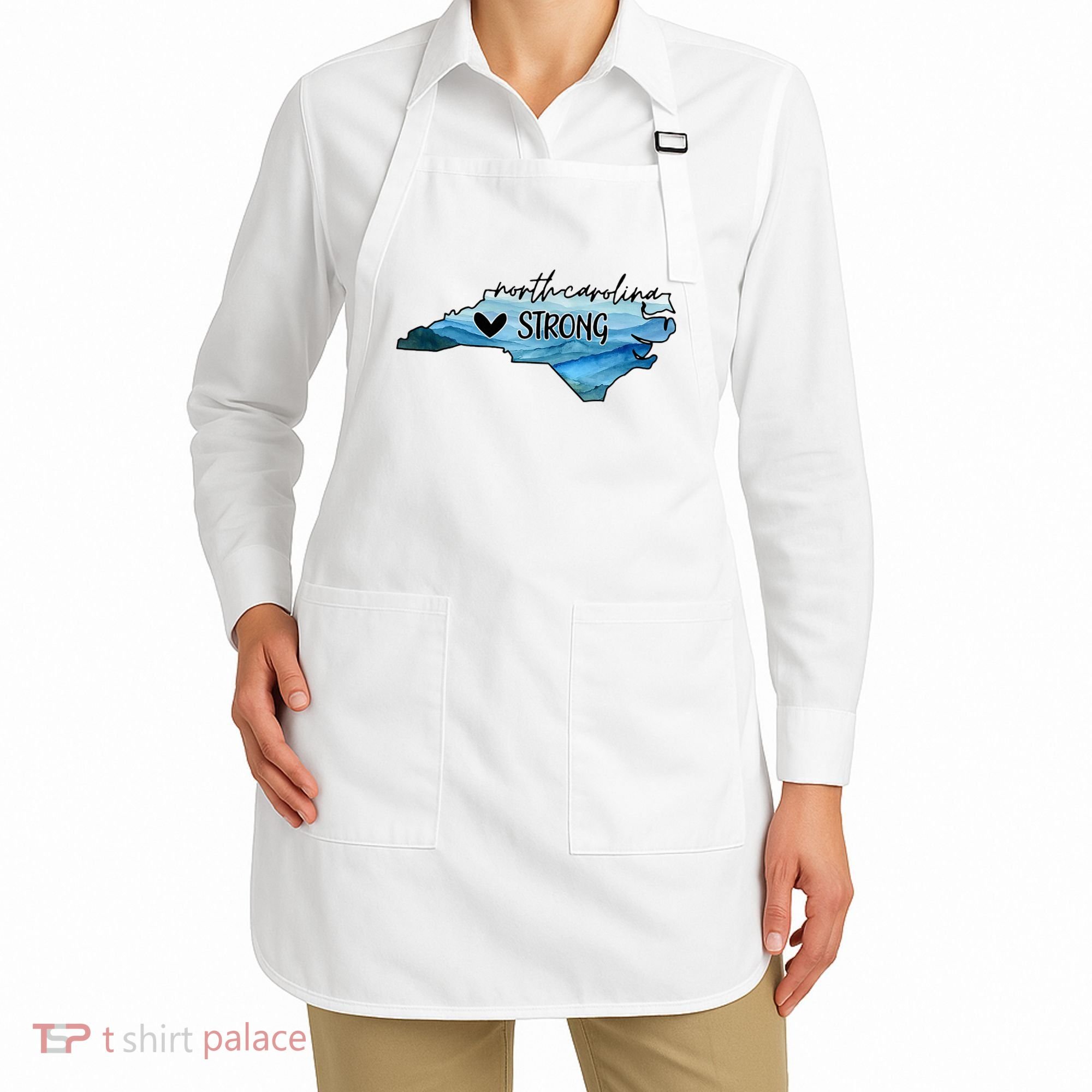 Support North Carolina Stay Western Strong Nc State Apron