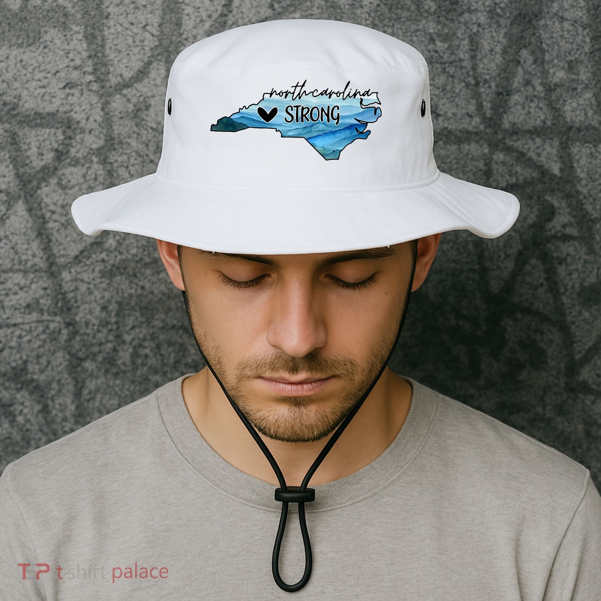 Support North Carolina Stay Western Strong Nc State Bucket Hat