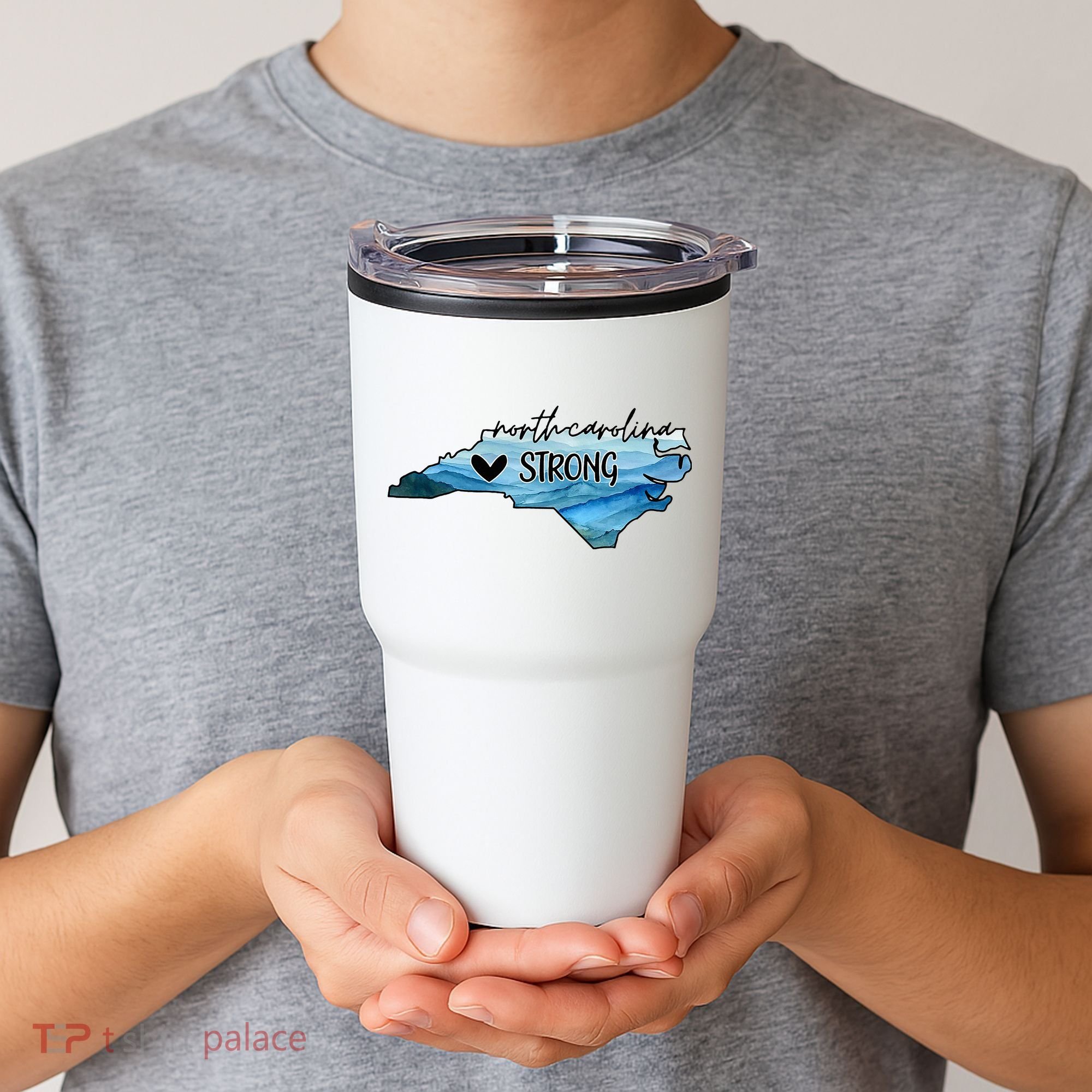 Support North Carolina Stay Western Strong Nc State Tumbler