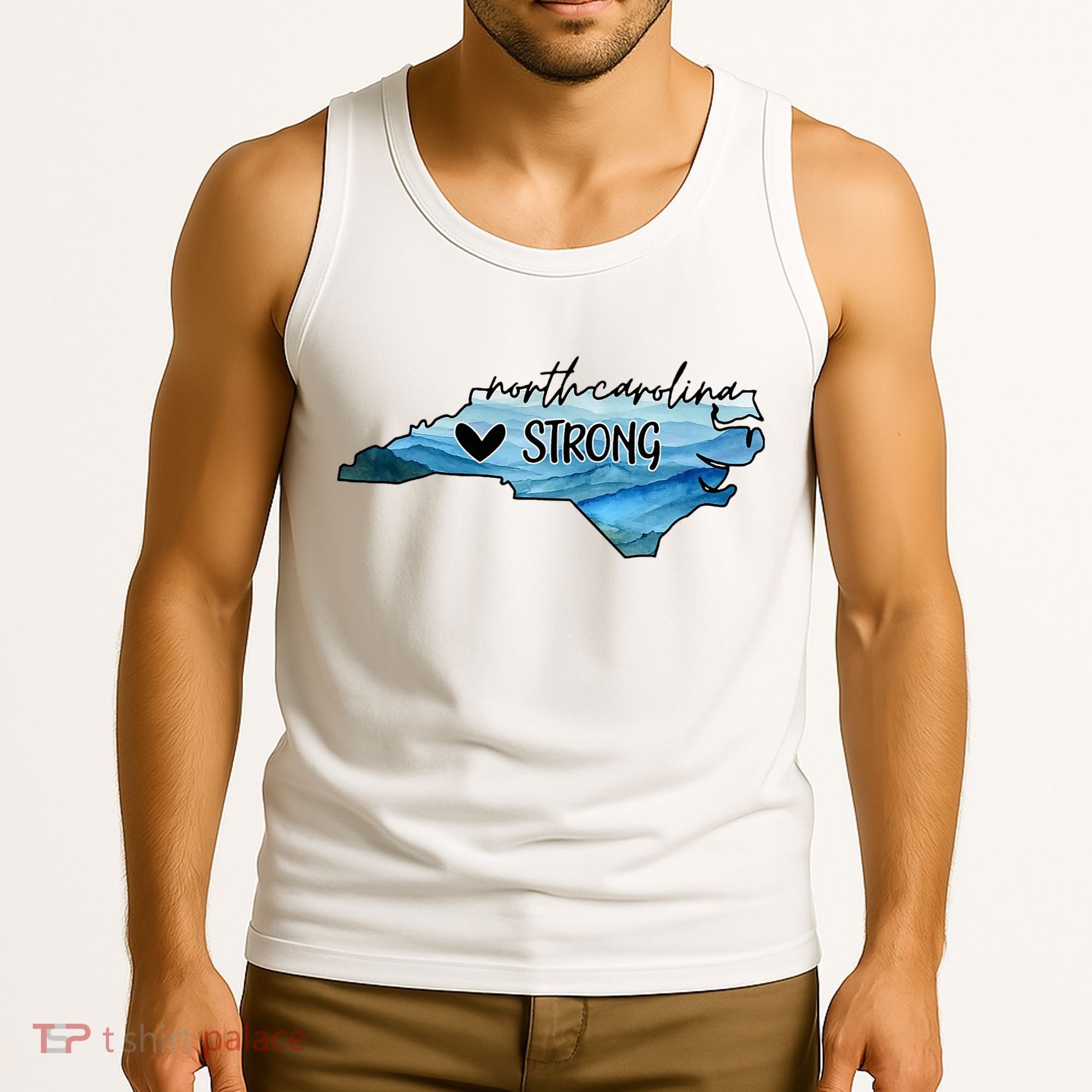 Support North Carolina Stay Western Strong Nc State Tank Top