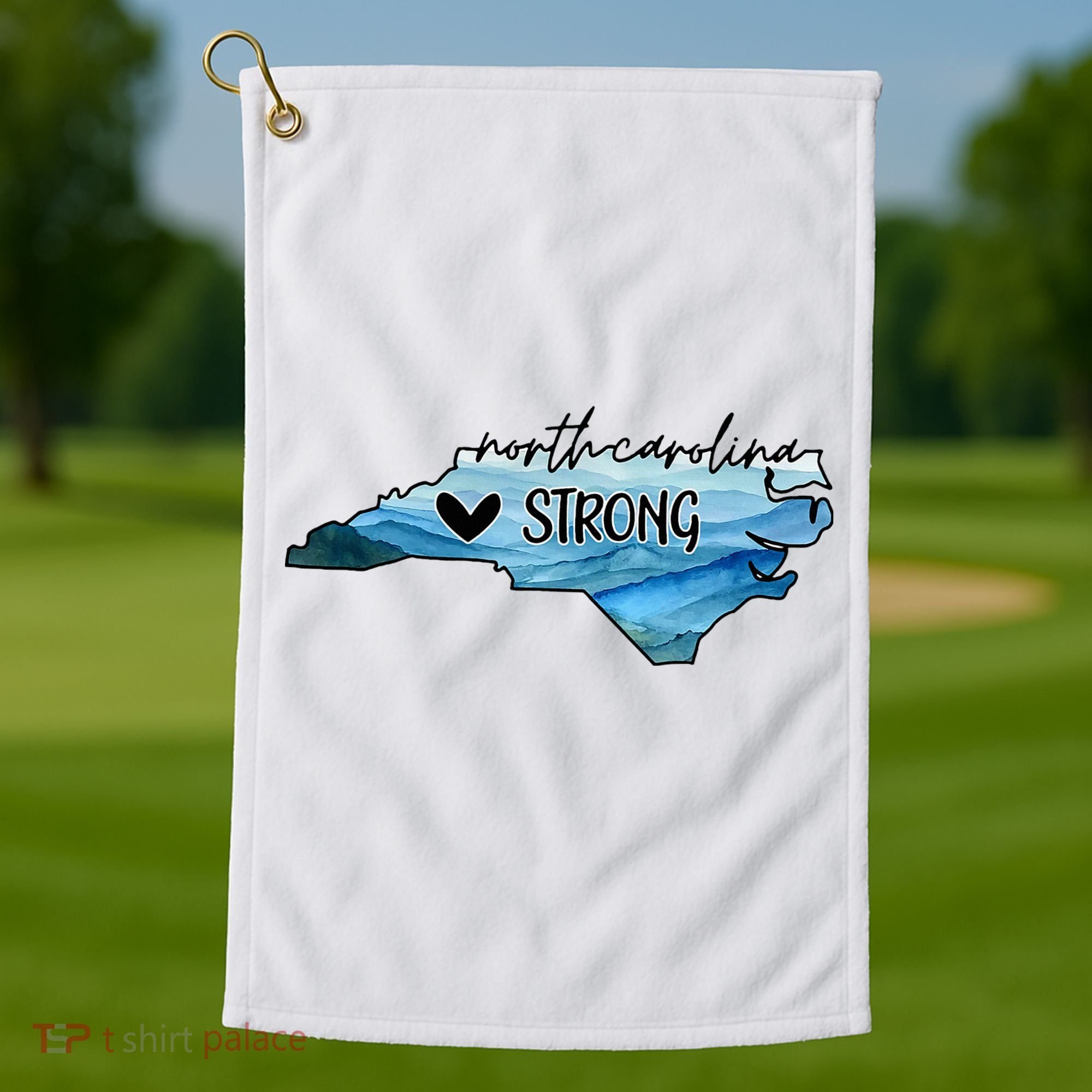 Support North Carolina Stay Western Strong Nc State Golf Towel