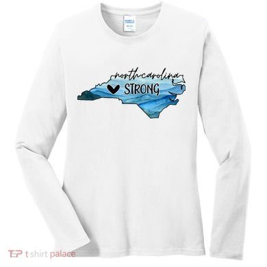 Support North Carolina Stay Western Strong Nc State Women's Long Sleeve Shirt