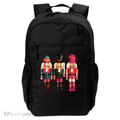 Sequin Nutcracker Christmas Xmas Backpack