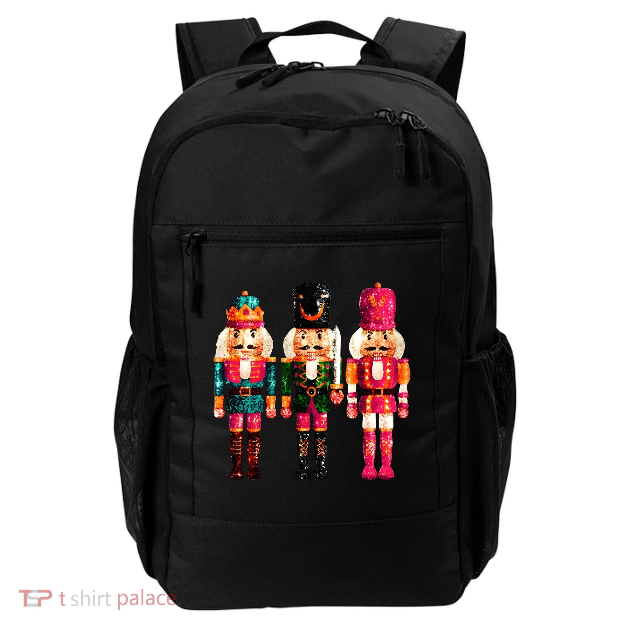 Sequin Nutcracker Christmas Xmas Backpack