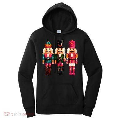 Sequin Nutcracker Christmas Xmas Women's Hoodie