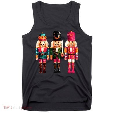 Sequin Nutcracker Christmas Xmas Tank Top