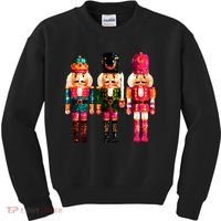 Sequin Nutcracker Christmas Xmas Kids Sweatshirt thumb 0