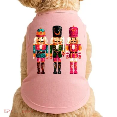 Sequin Nutcracker Christmas Xmas Doggie Tank