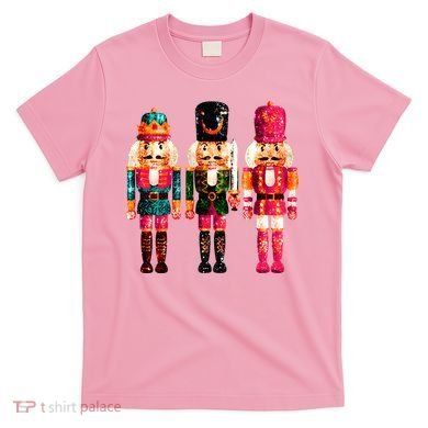 Sequin Nutcracker Christmas Xmas T-Shirt